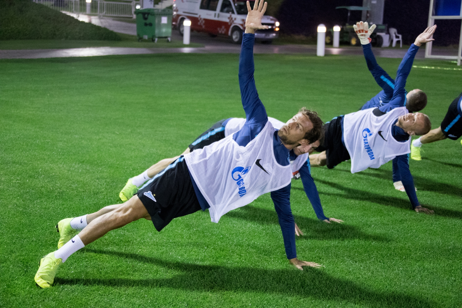 «Газпром»-тренировочные сборы в Катаре: 16 января, вечерняя тренировка