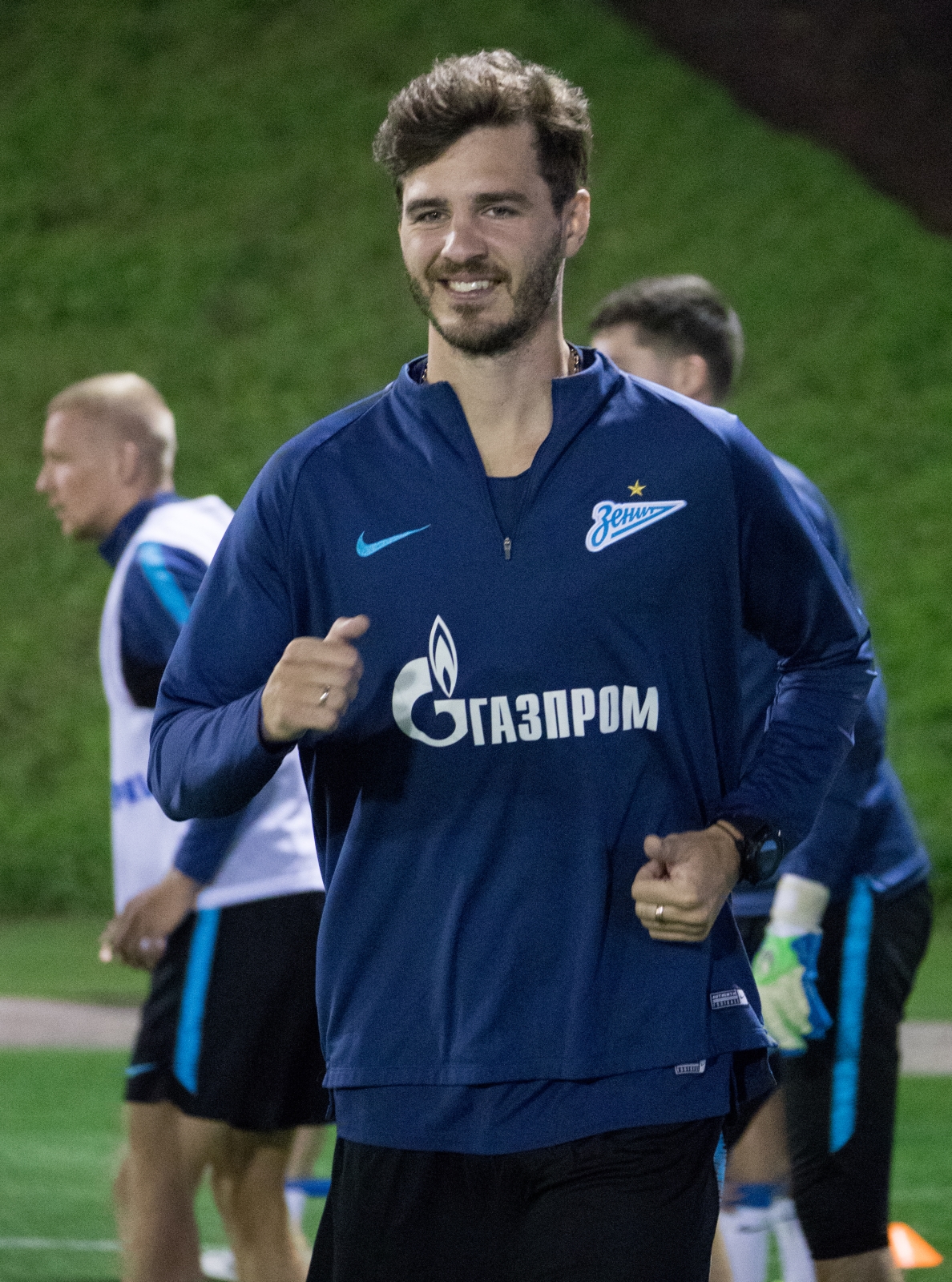 «Газпром»-тренировочные сборы в Катаре: 16 января, вечерняя тренировка