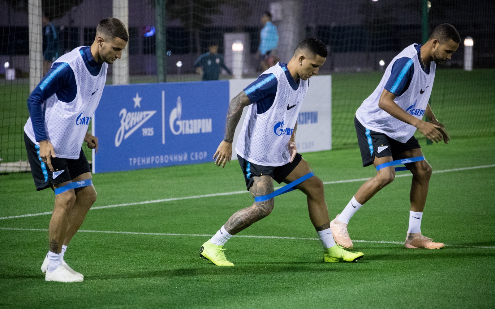 «Газпром»-тренировочные сборы в Катаре: 16 января, вечерняя тренировка