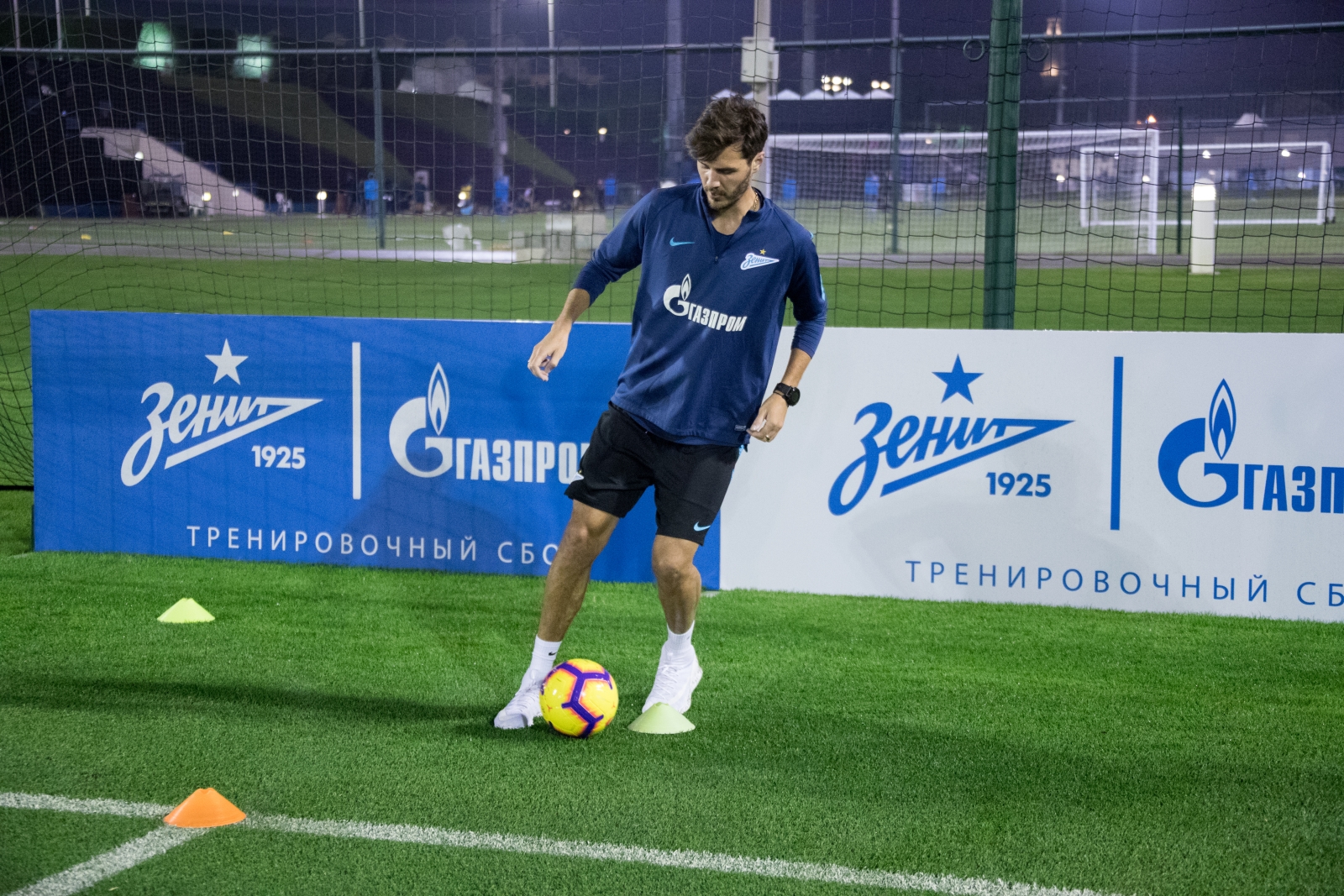 «Газпром»-тренировочные сборы в Катаре: 16 января, вечерняя тренировка