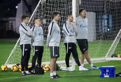 «Газпром»-тренировочные сборы в Катаре: 16 января, вечерняя тренировка