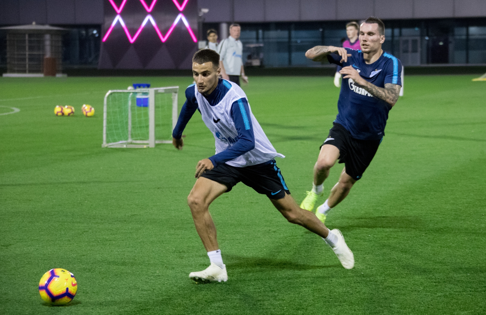 «Газпром»-тренировочные сборы в Катаре: 16 января, вечерняя тренировка