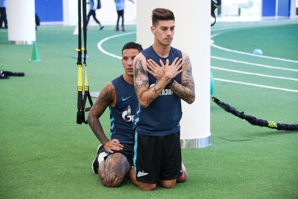 «Газпром»-тренировочные сборы в Катаре: 17 января, утренняя тренировка