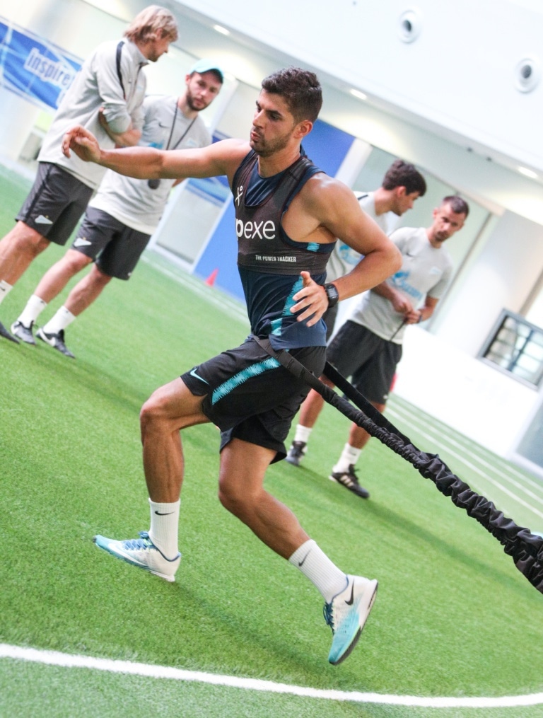 «Газпром»-тренировочные сборы в Катаре: 17 января, утренняя тренировка