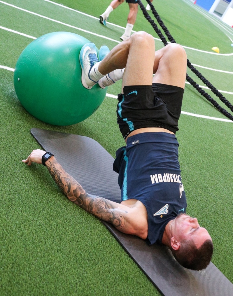 «Газпром»-тренировочные сборы в Катаре: 17 января, утренняя тренировка