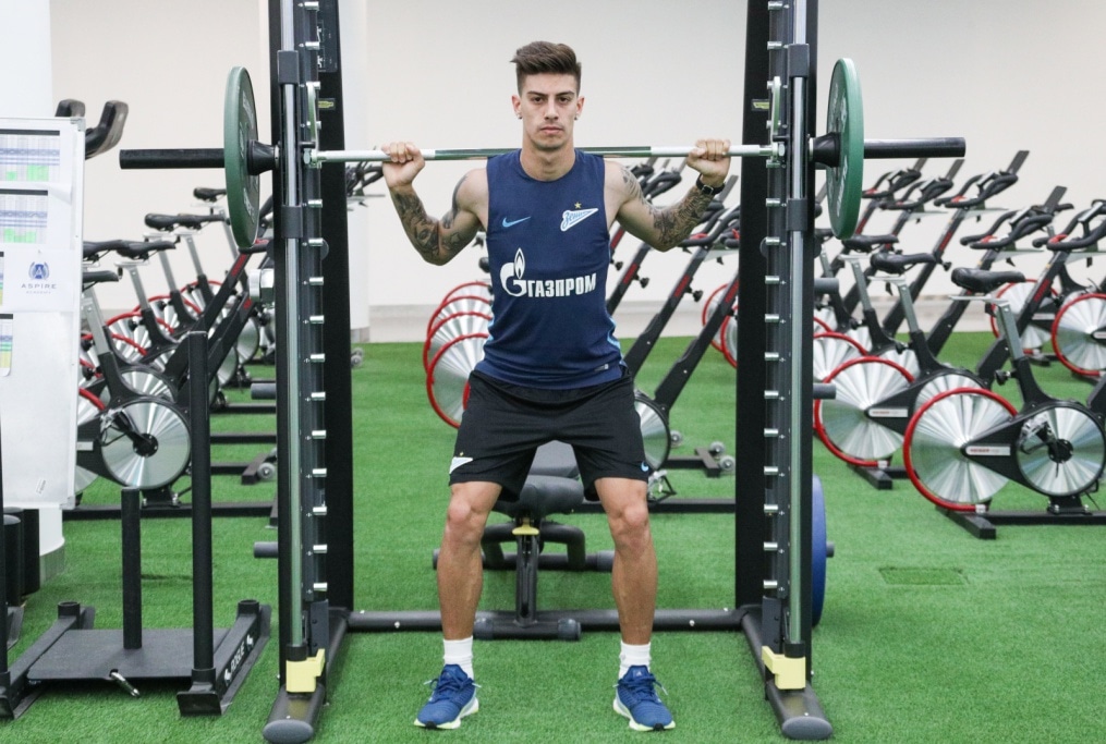 «Газпром»-тренировочные сборы в Катаре: 17 января, утренняя тренировка