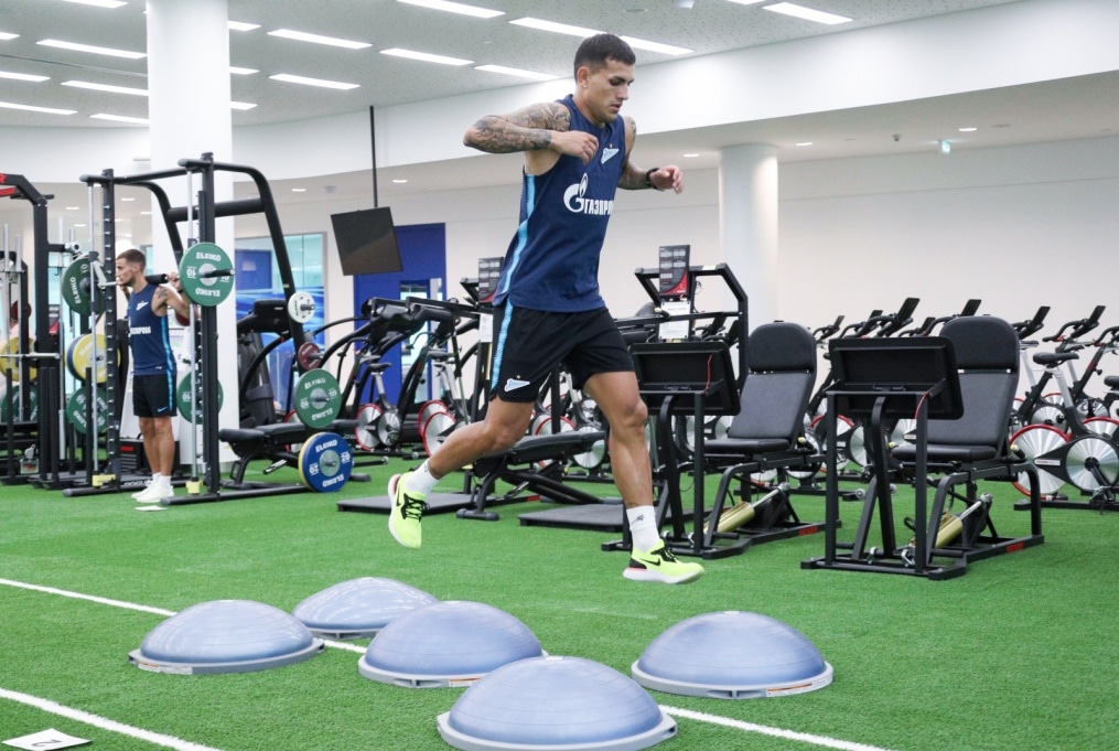 «Газпром»-тренировочные сборы в Катаре: 17 января, утренняя тренировка