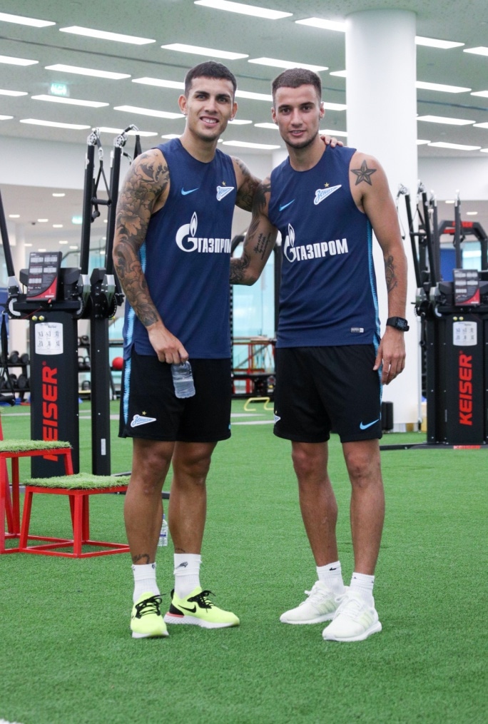 «Газпром»-тренировочные сборы в Катаре: 17 января, утренняя тренировка