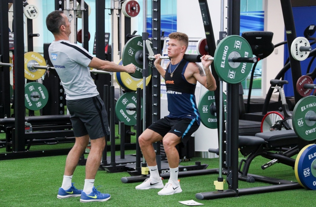 «Газпром»-тренировочные сборы в Катаре: 17 января, утренняя тренировка