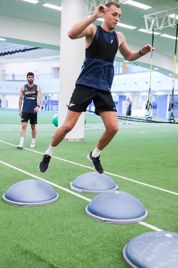 «Газпром»-тренировочные сборы в Катаре: 17 января, утренняя тренировка