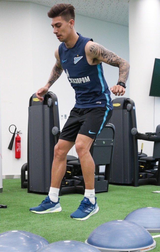 «Газпром»-тренировочные сборы в Катаре: 17 января, утренняя тренировка