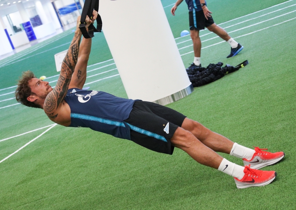 «Газпром»-тренировочные сборы в Катаре: 17 января, утренняя тренировка