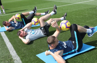 «Газпром»-тренировочные сборы в Катаре: 17 января, утренняя тренировка