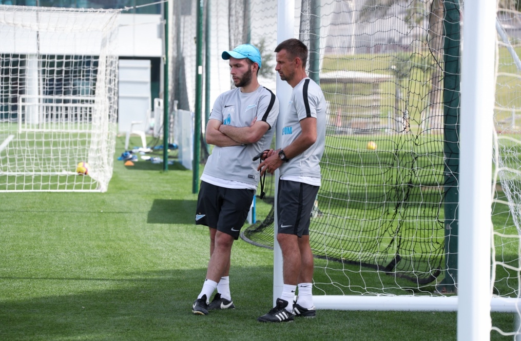 «Газпром»-тренировочные сборы в Катаре: 17 января, утренняя тренировка