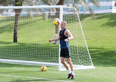 «Газпром»-тренировочные сборы в Катаре: 17 января, утренняя тренировка