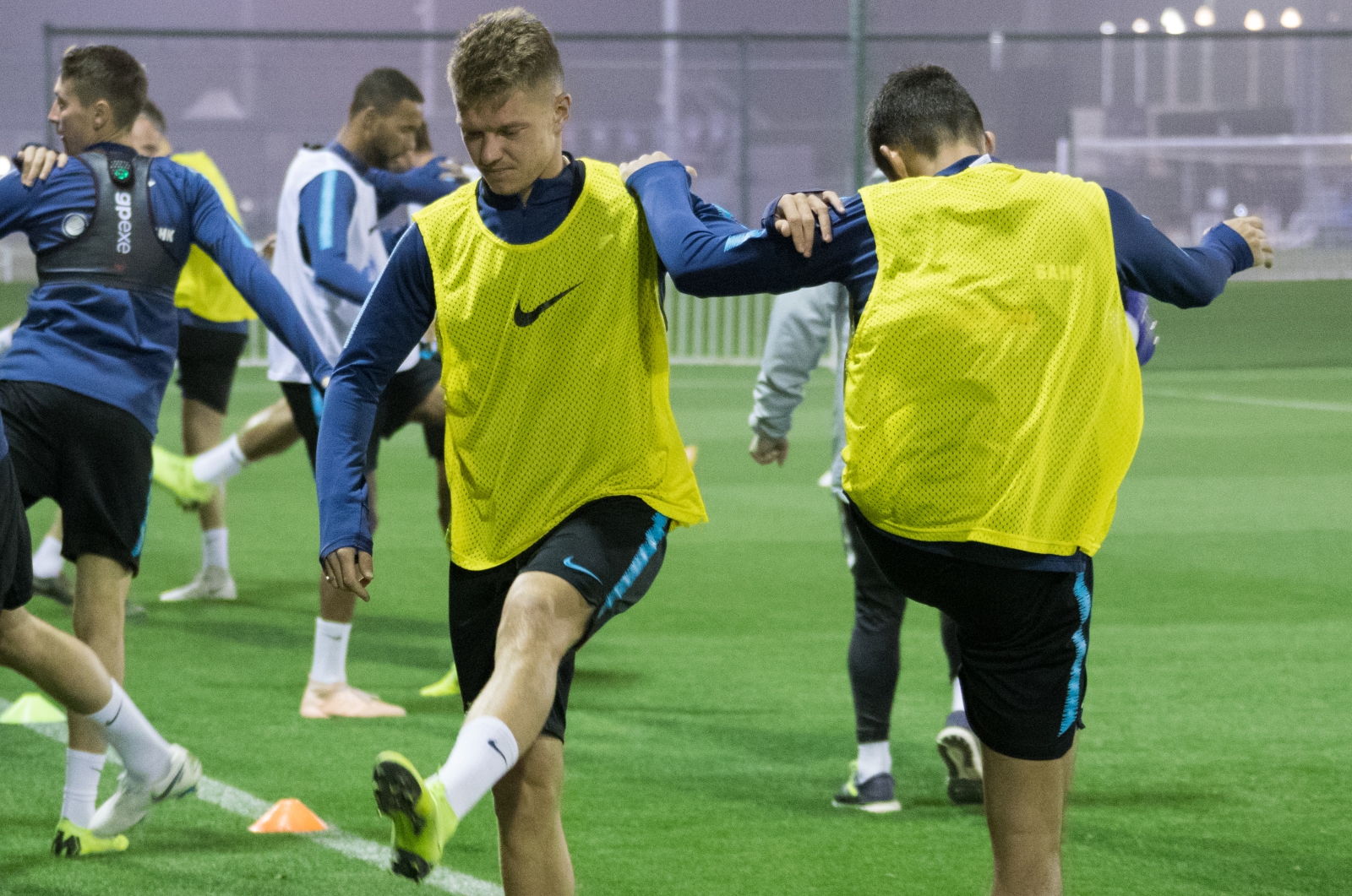 «Газпром»-тренировочные сборы в Катаре: 17 января, вечерняя тренировка