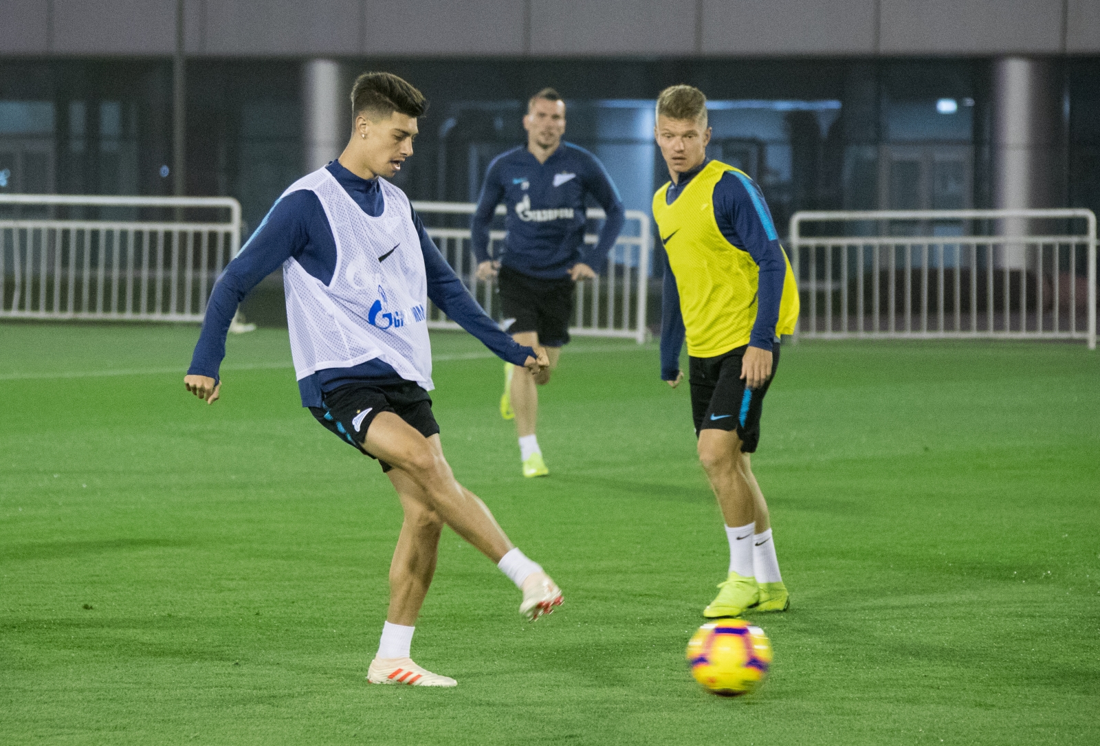 «Газпром»-тренировочные сборы в Катаре: 17 января, вечерняя тренировка