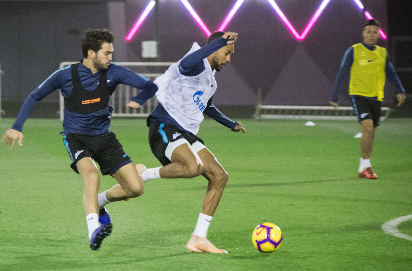 «Газпром»-тренировочные сборы в Катаре: 17 января, вечерняя тренировка