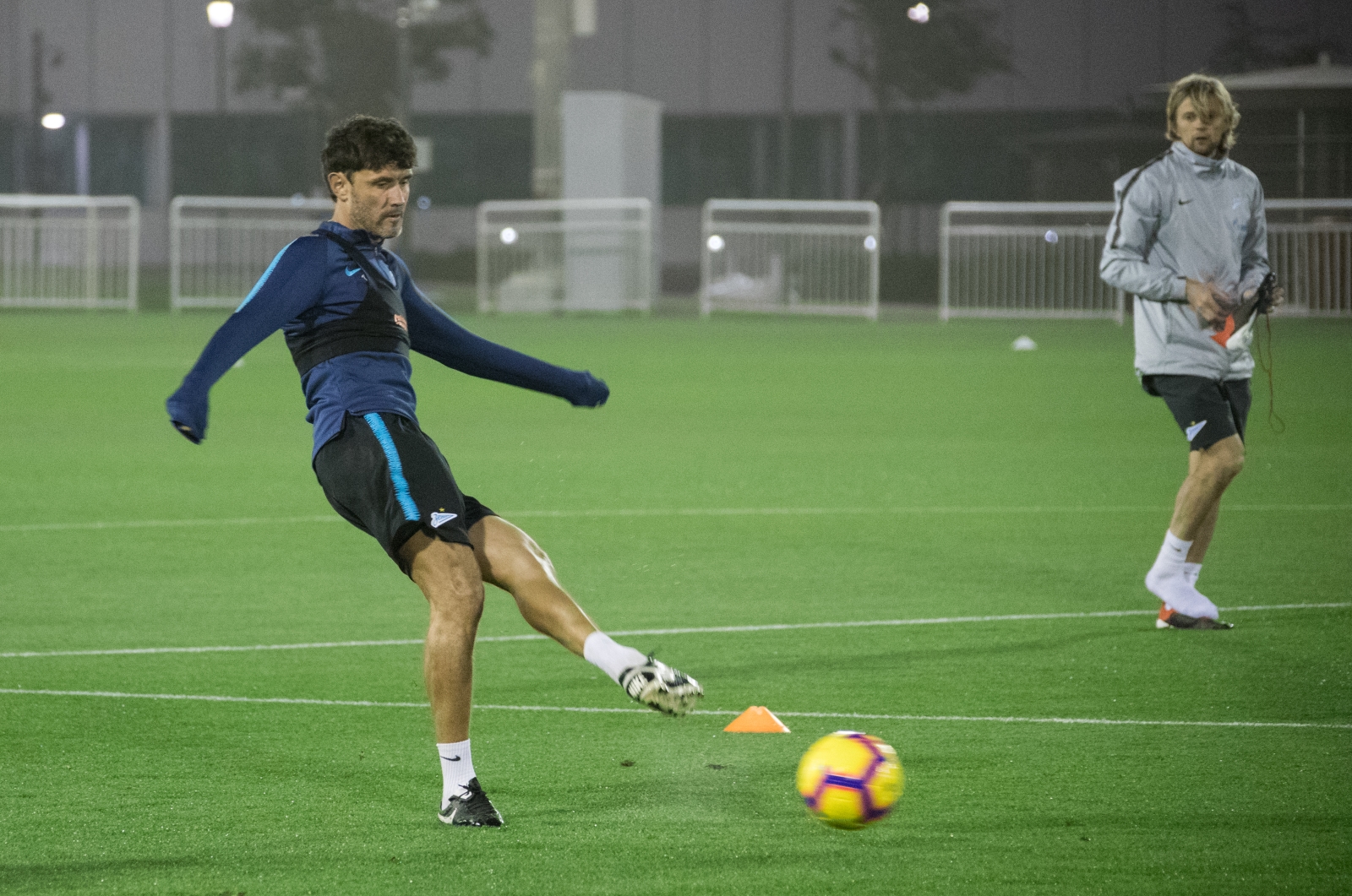 «Газпром»-тренировочные сборы в Катаре: 17 января, вечерняя тренировка