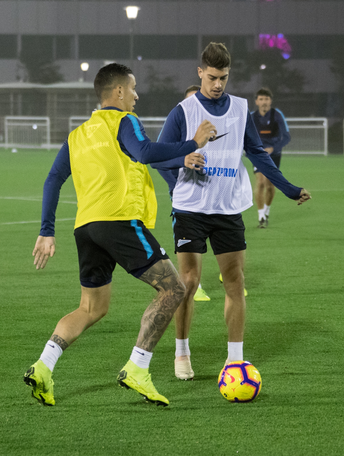 «Газпром»-тренировочные сборы в Катаре: 17 января, вечерняя тренировка