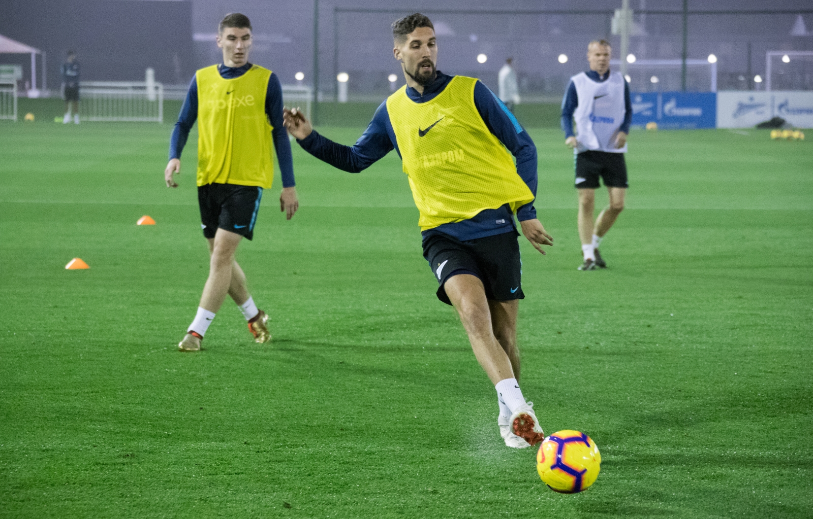 «Газпром»-тренировочные сборы в Катаре: 17 января, вечерняя тренировка