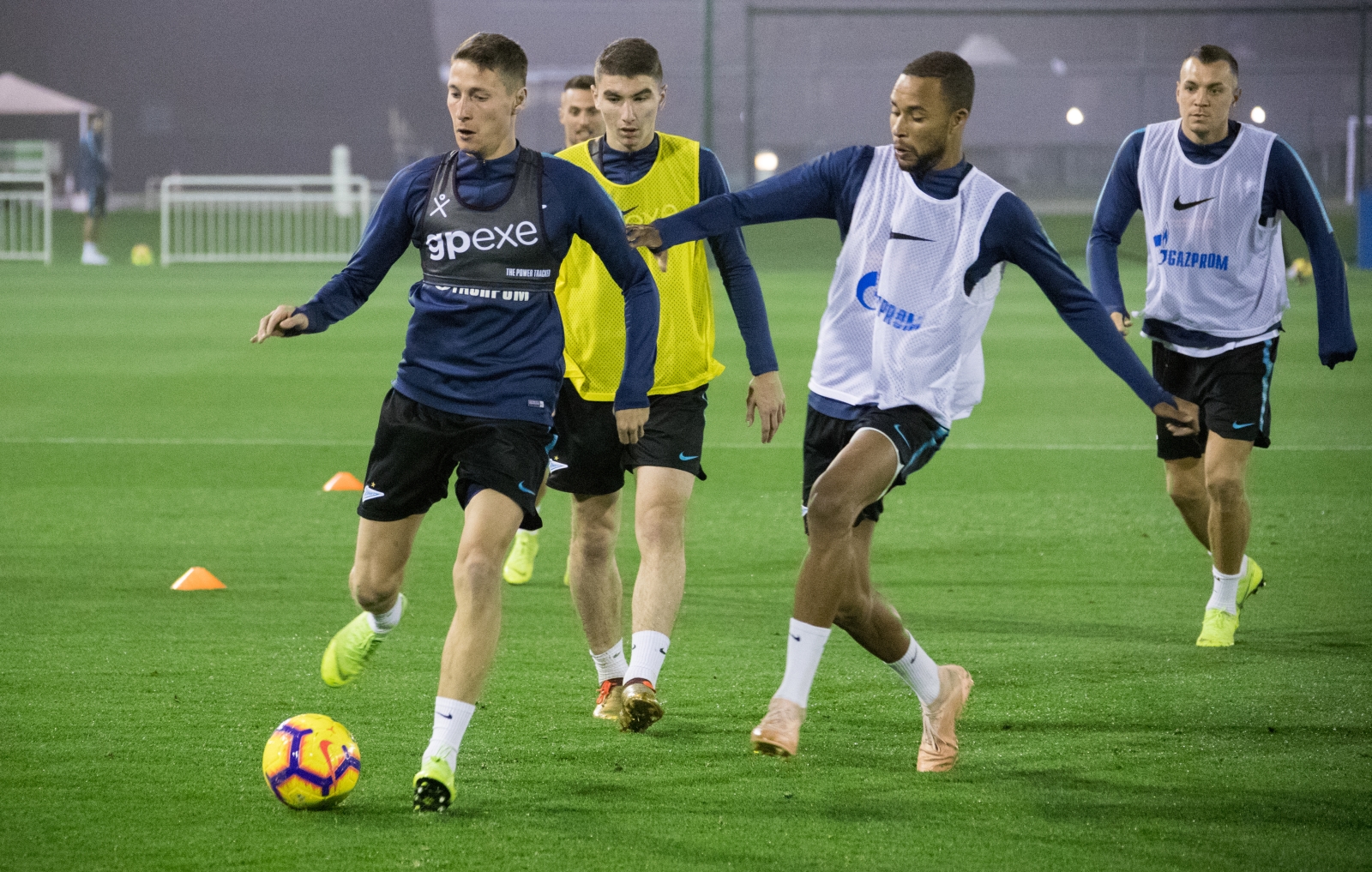 «Газпром»-тренировочные сборы в Катаре: 17 января, вечерняя тренировка