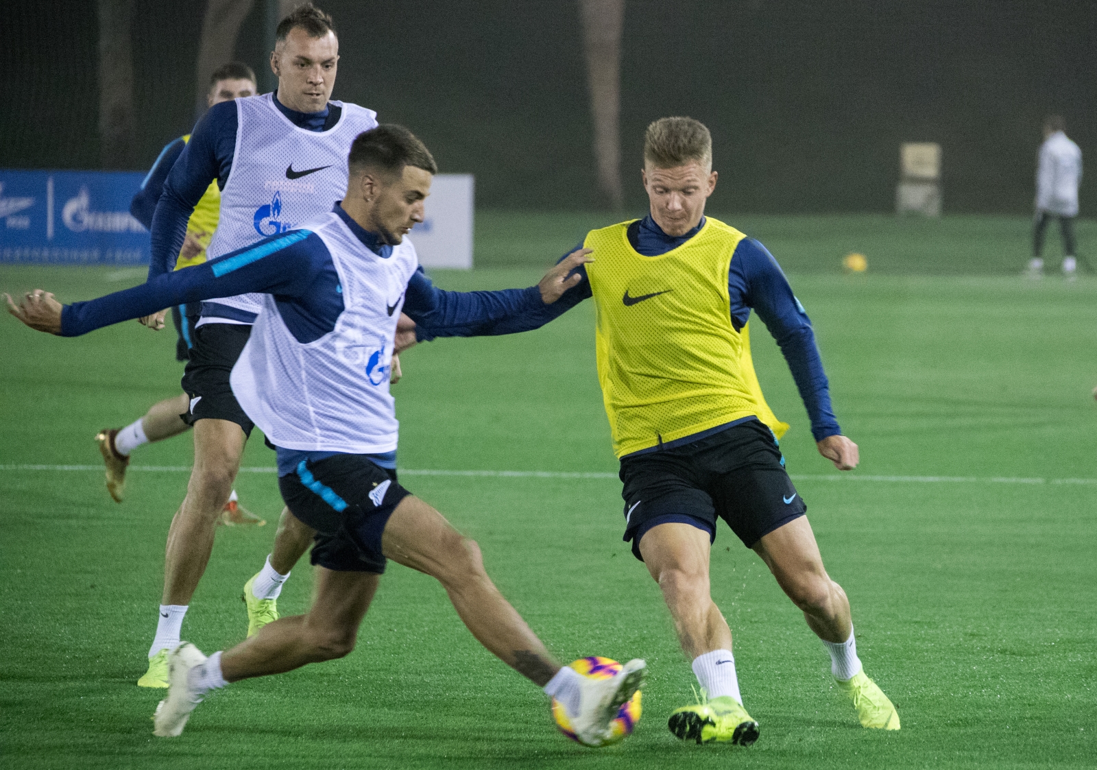 «Газпром»-тренировочные сборы в Катаре: 17 января, вечерняя тренировка