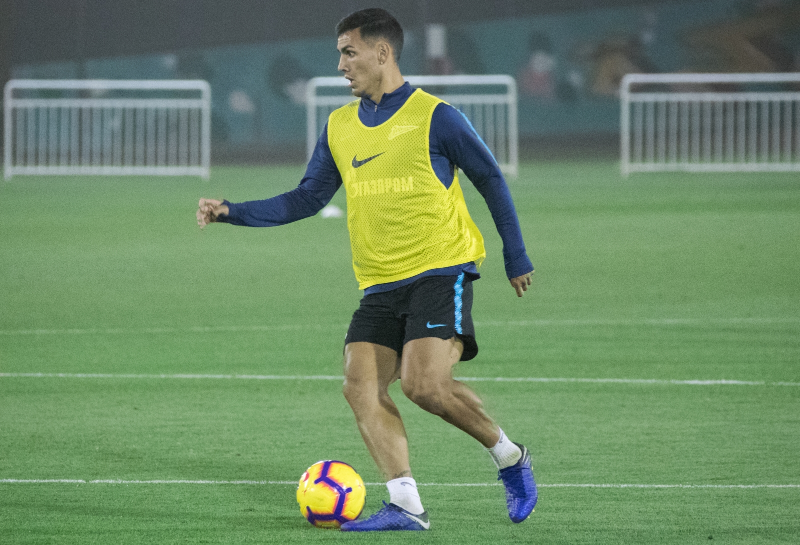 «Газпром»-тренировочные сборы в Катаре: 17 января, вечерняя тренировка