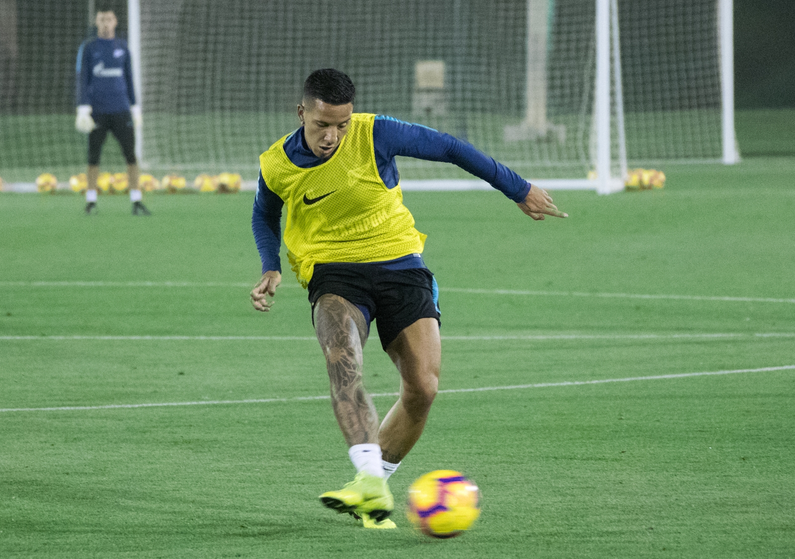 «Газпром»-тренировочные сборы в Катаре: 17 января, вечерняя тренировка