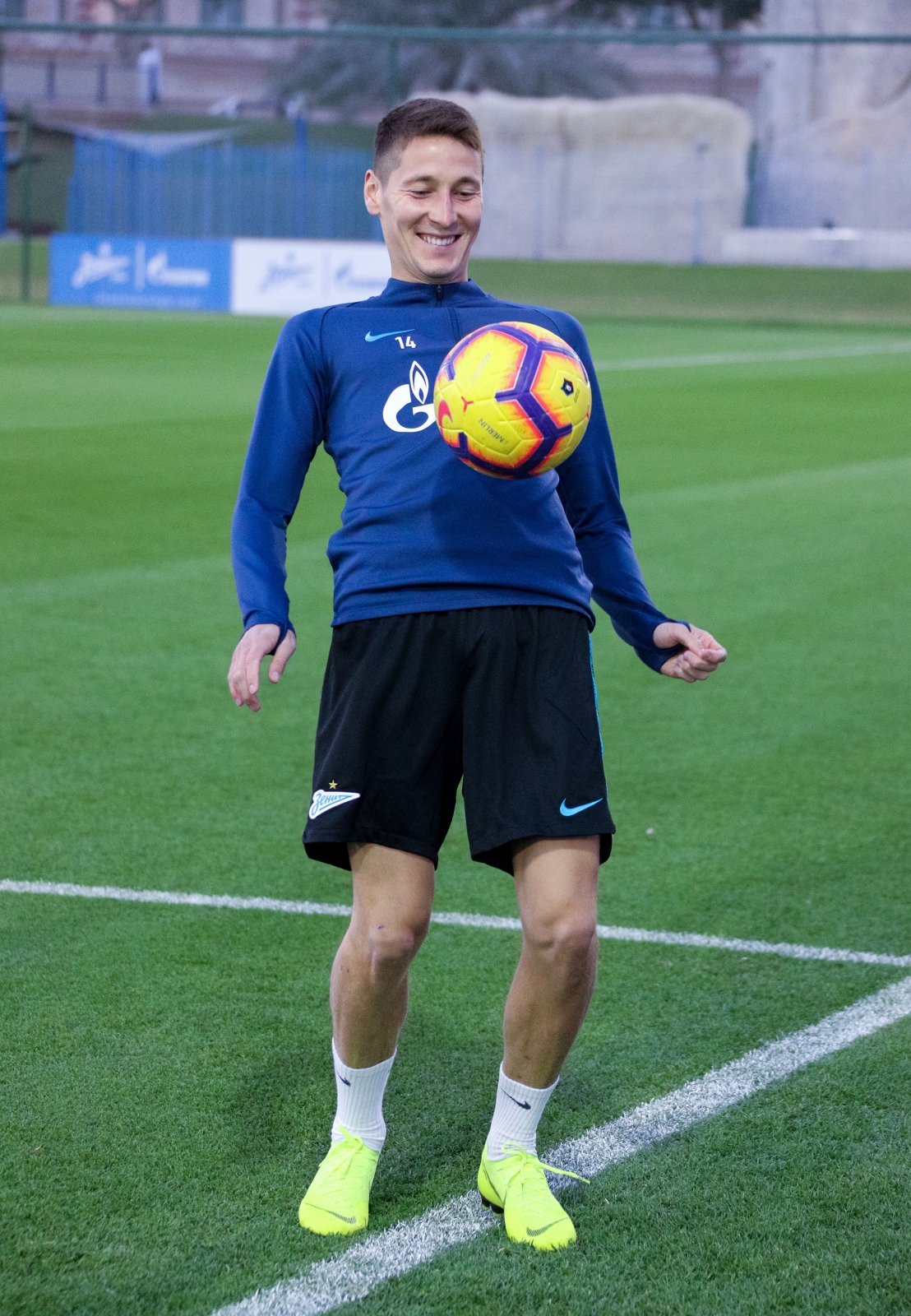 «Газпром»-тренировочные сборы в Катаре: 18 января, вечерняя тренировка