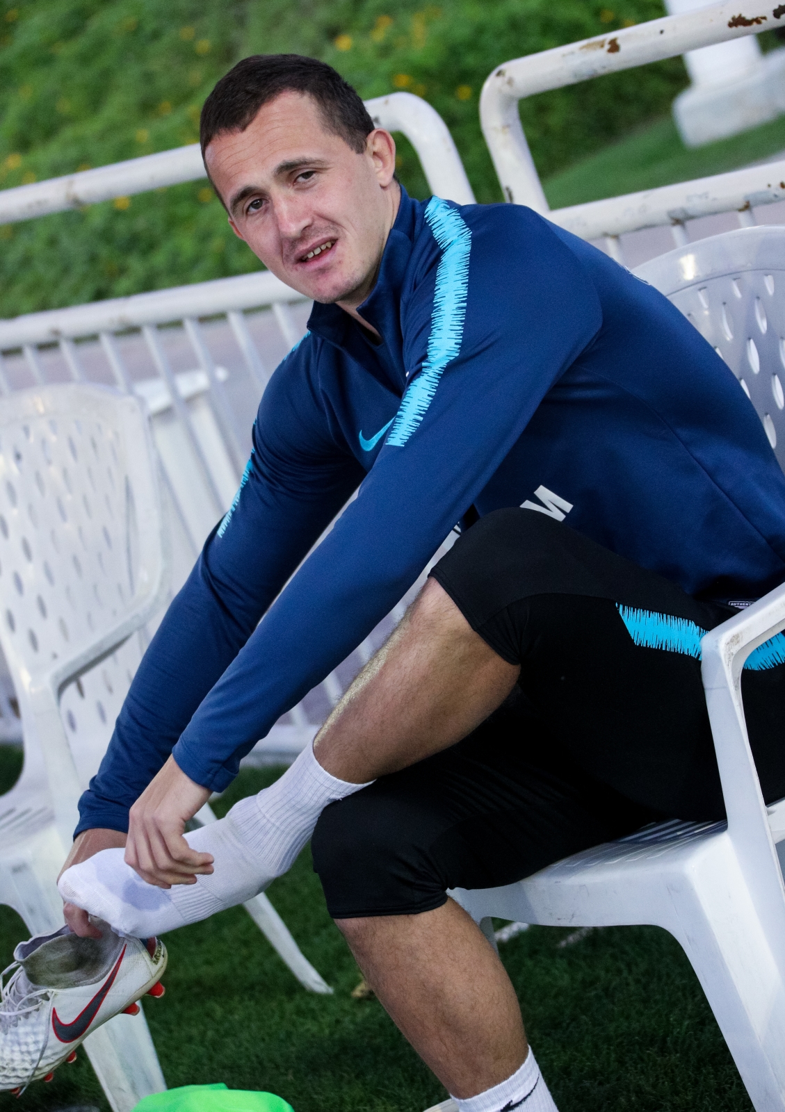 «Газпром»-тренировочные сборы в Катаре: 18 января, вечерняя тренировка