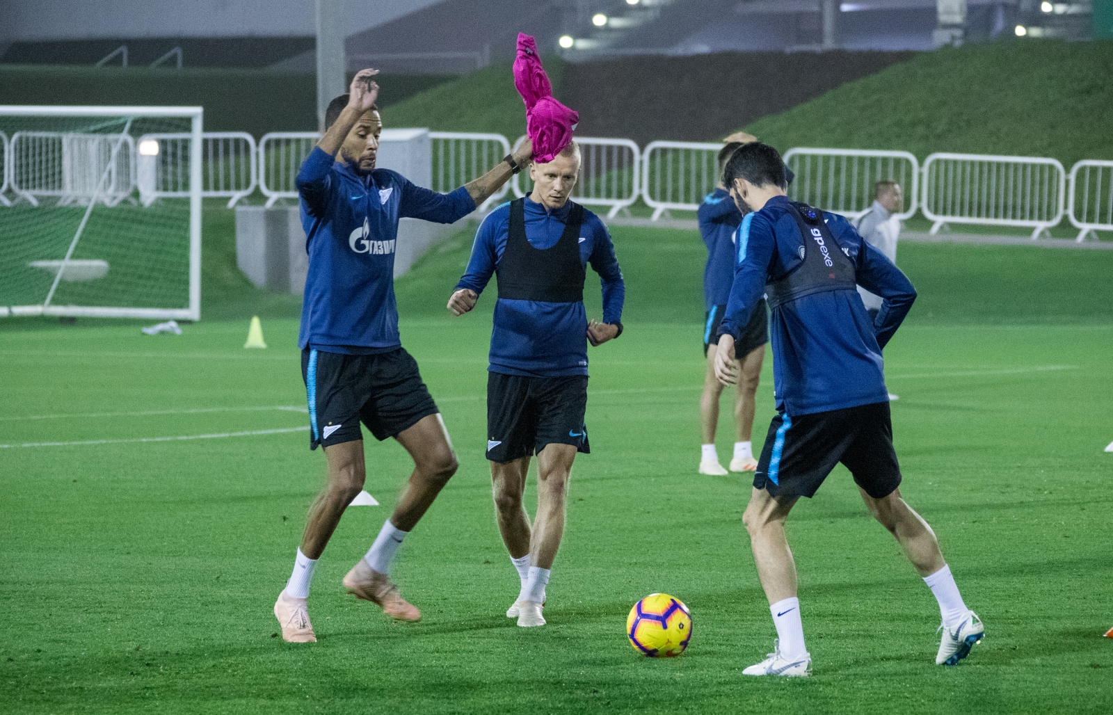 «Газпром»-тренировочные сборы в Катаре: 18 января, вечерняя тренировка