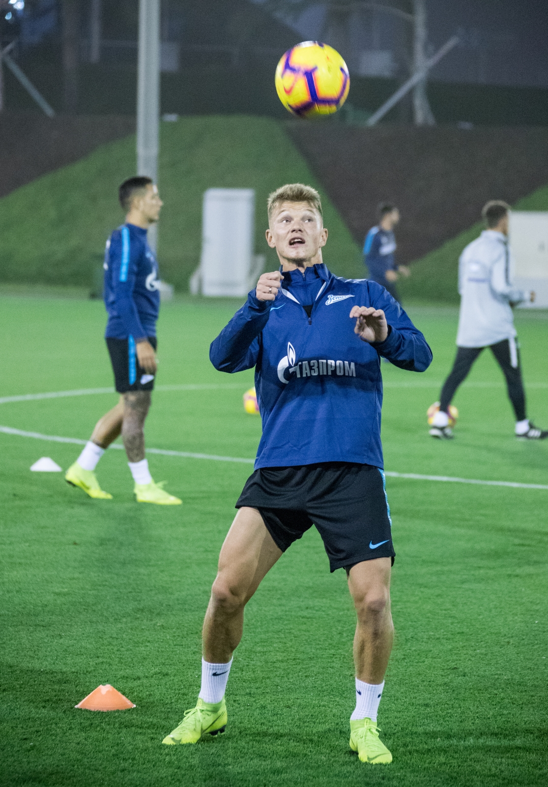 «Газпром»-тренировочные сборы в Катаре: 18 января, вечерняя тренировка