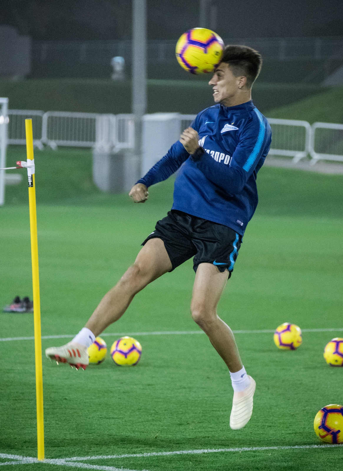 «Газпром»-тренировочные сборы в Катаре: 18 января, вечерняя тренировка