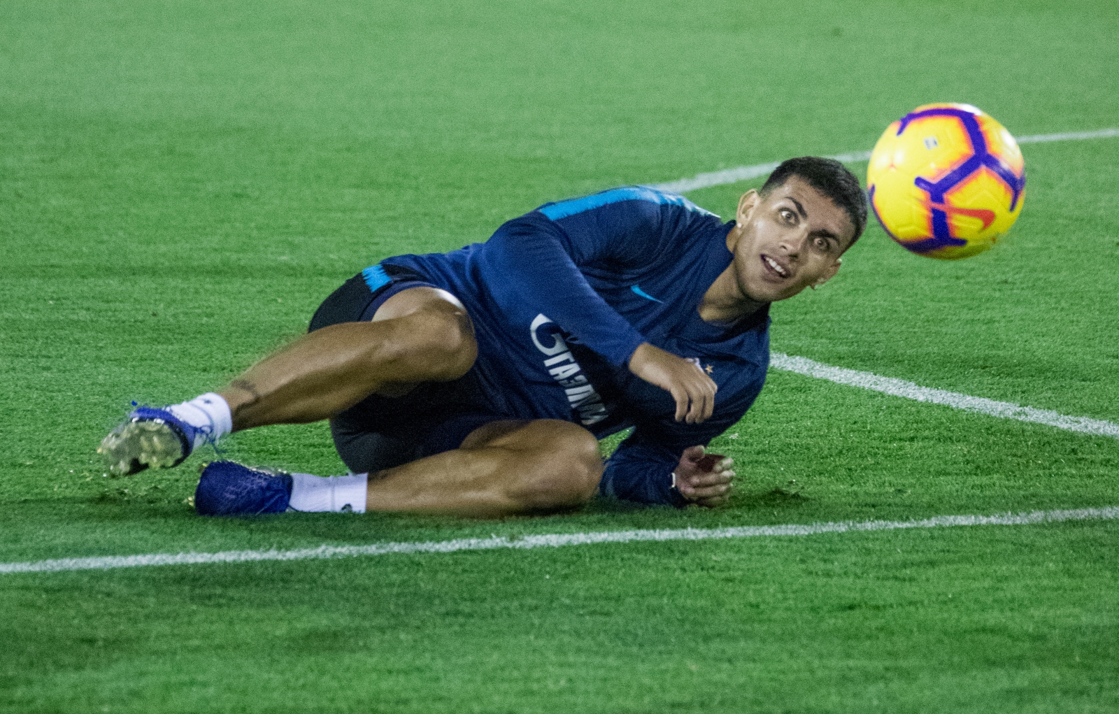 «Газпром»-тренировочные сборы в Катаре: 18 января, вечерняя тренировка