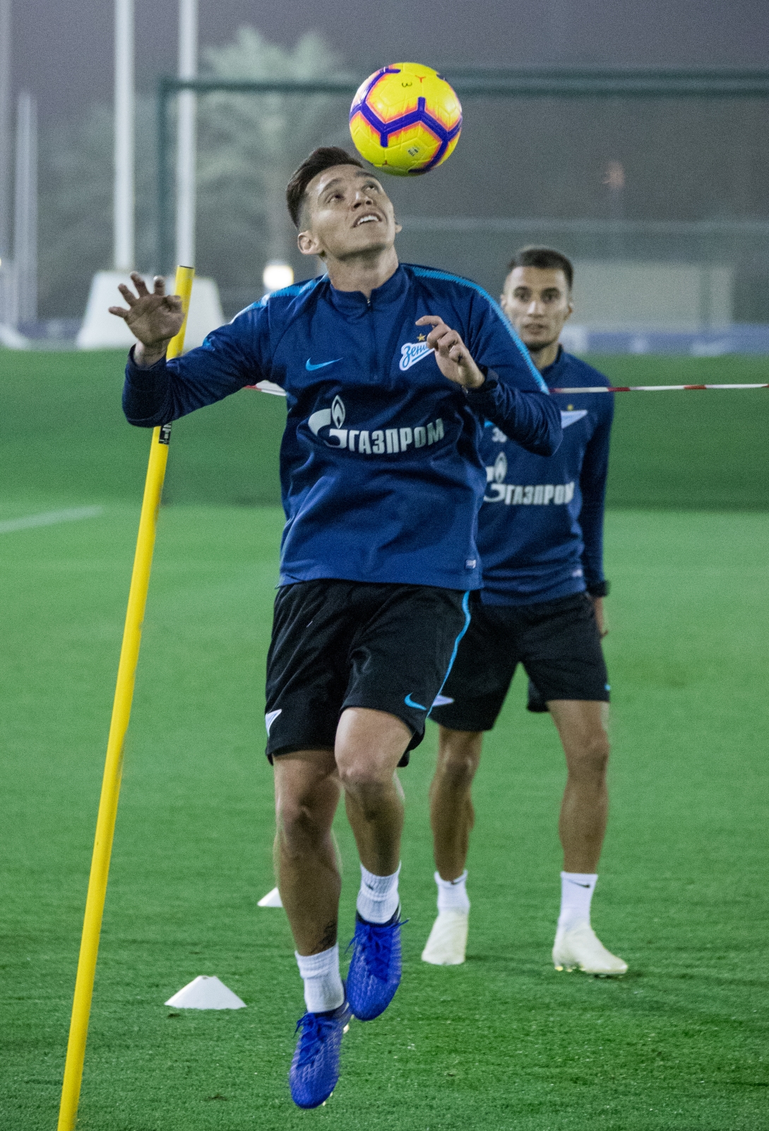 «Газпром»-тренировочные сборы в Катаре: 18 января, вечерняя тренировка