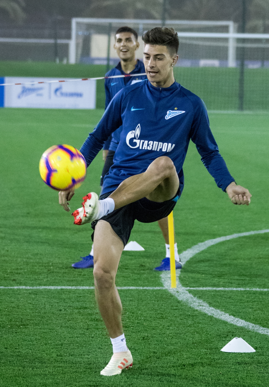«Газпром»-тренировочные сборы в Катаре: 18 января, вечерняя тренировка