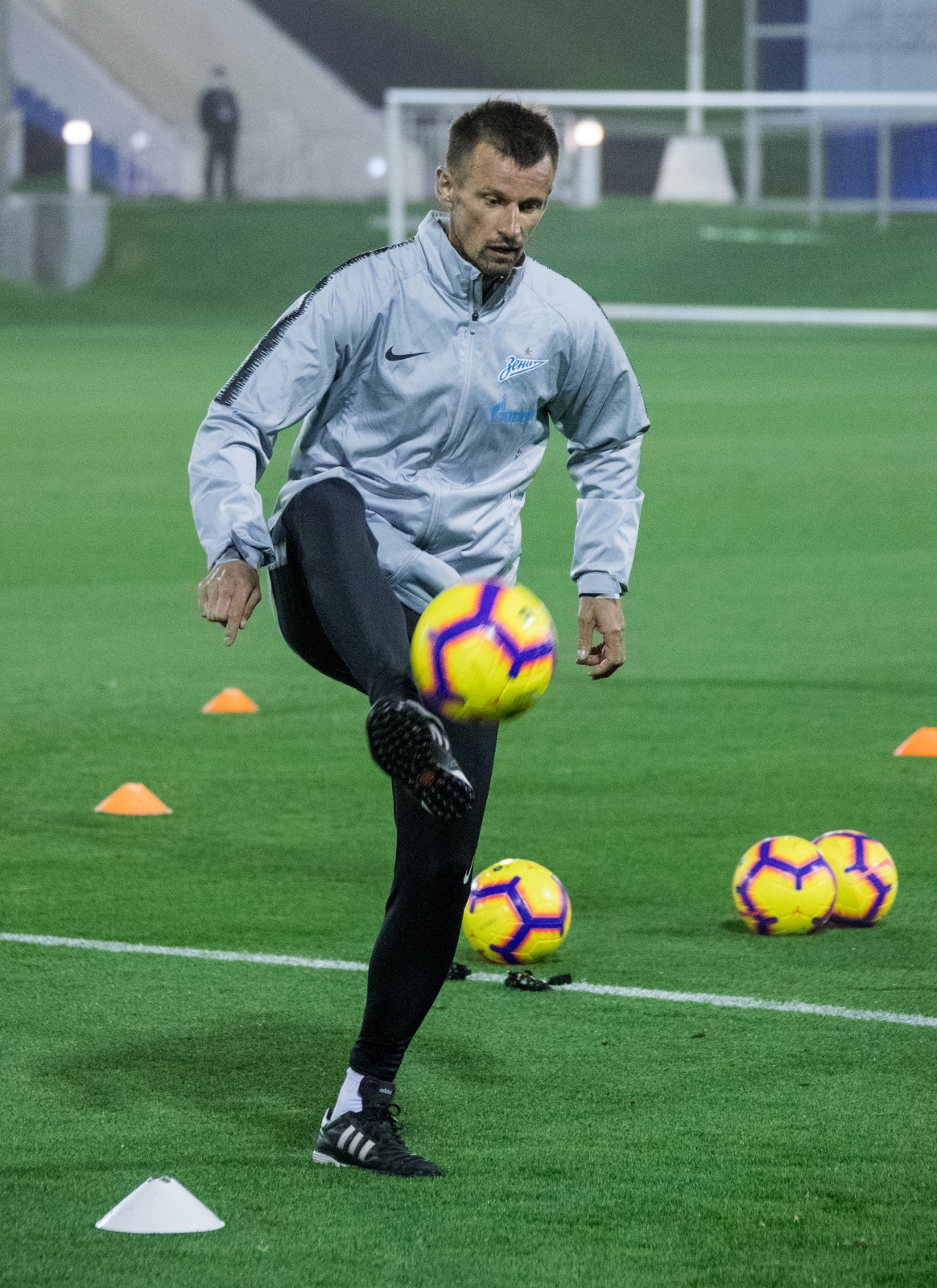 «Газпром»-тренировочные сборы в Катаре: 18 января, вечерняя тренировка