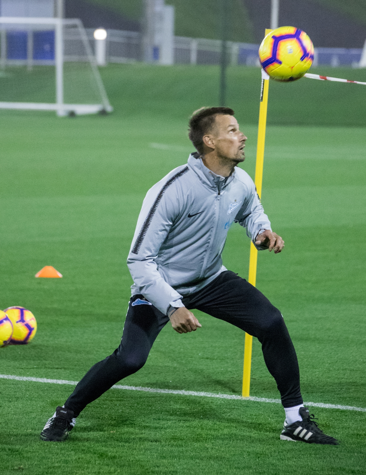 «Газпром»-тренировочные сборы в Катаре: 18 января, вечерняя тренировка