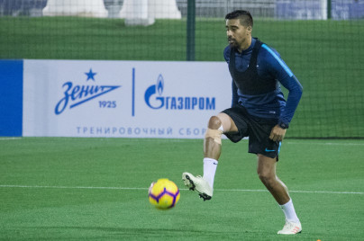 «Газпром»-тренировочные сборы в Катаре: 18 января, вечерняя тренировка