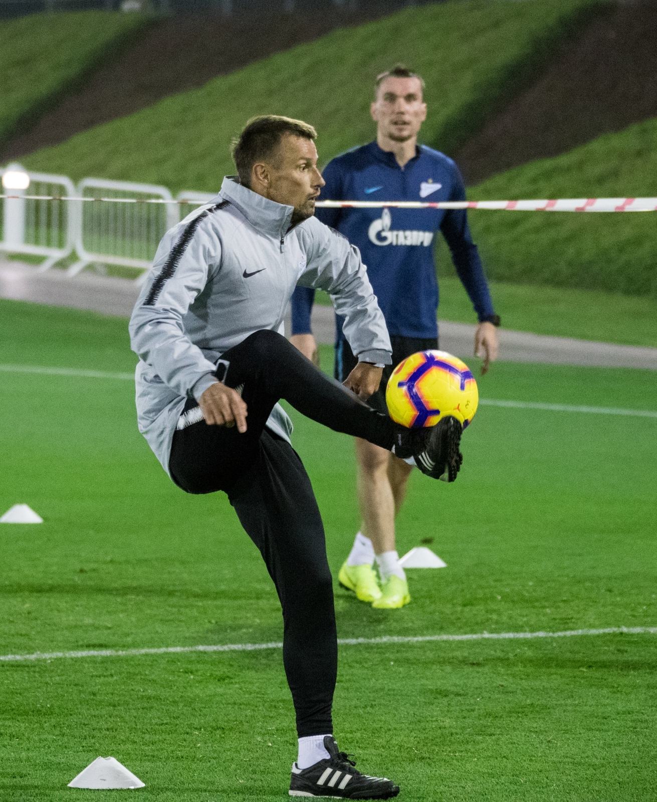 «Газпром»-тренировочные сборы в Катаре: 18 января, вечерняя тренировка