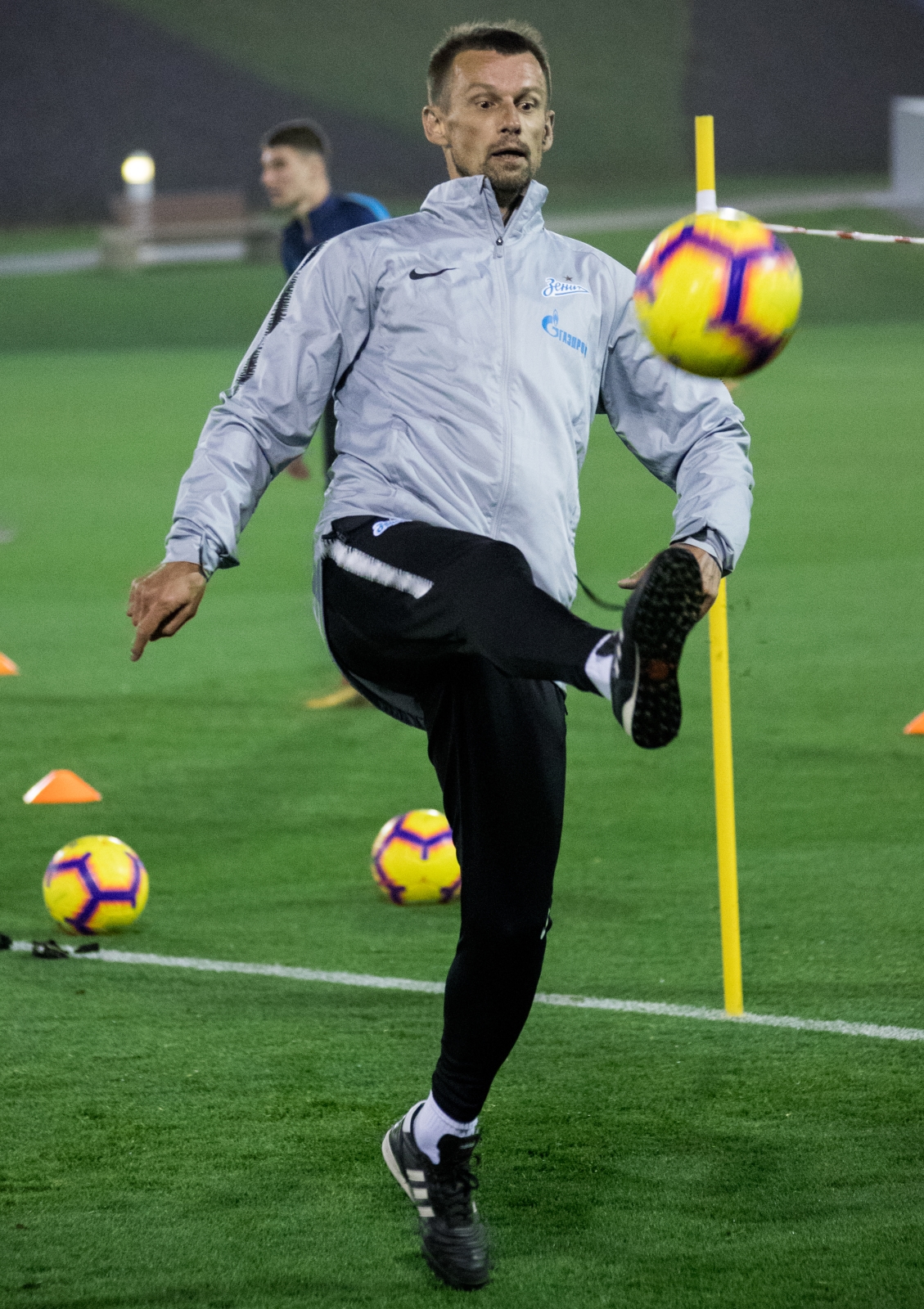 «Газпром»-тренировочные сборы в Катаре: 18 января, вечерняя тренировка