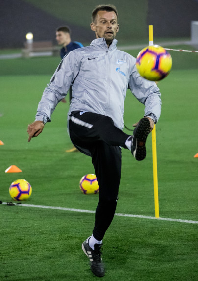 «Газпром»-тренировочные сборы в Катаре: 18 января, вечерняя тренировка