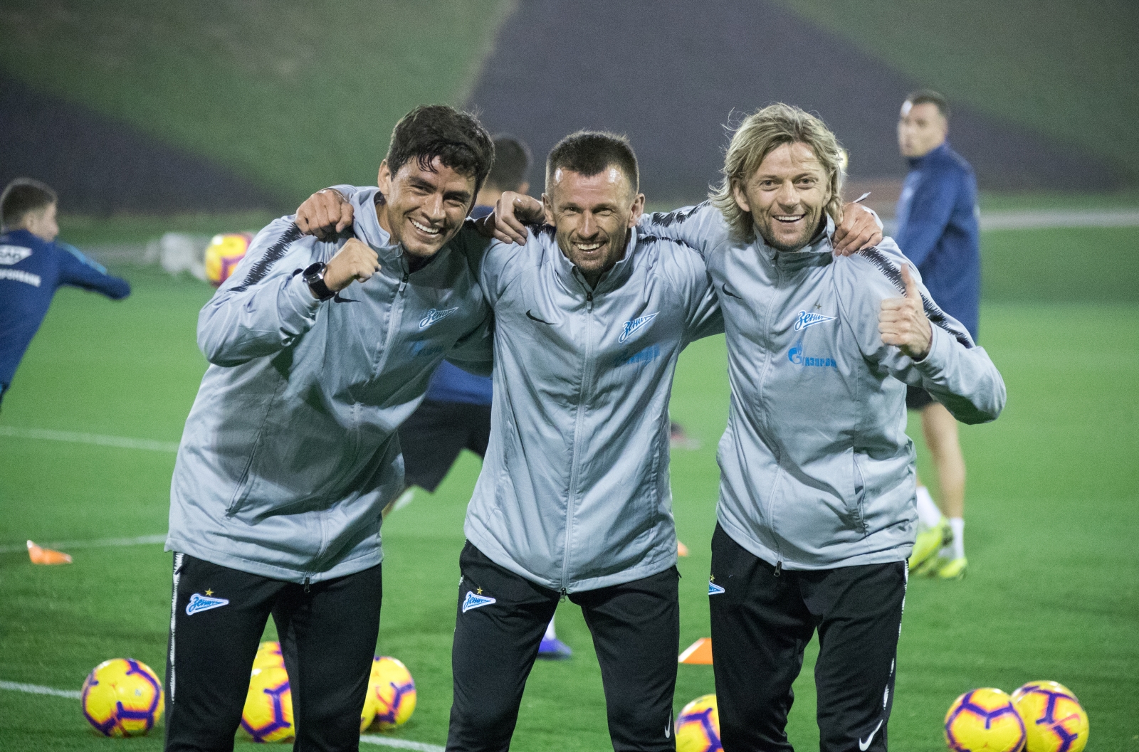 «Газпром»-тренировочные сборы в Катаре: 18 января, вечерняя тренировка