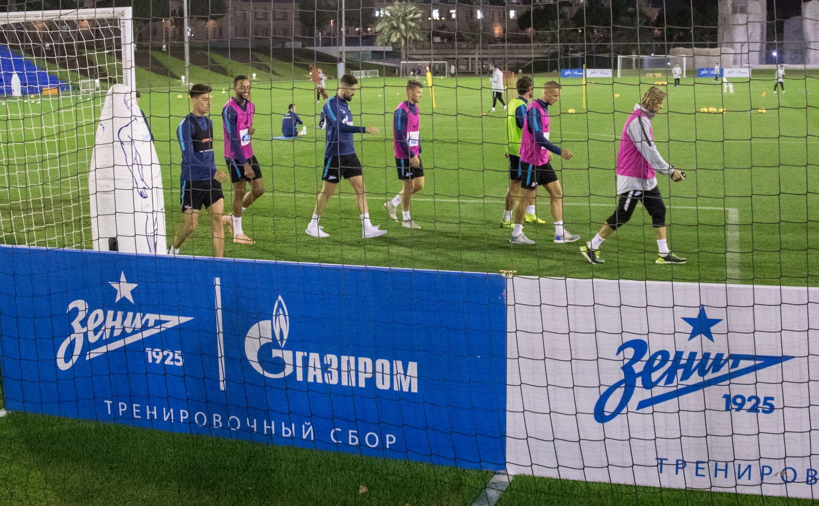 «Газпром»-тренировочные сборы в Катаре: 20 января, вечерняя тренировка