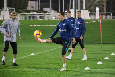 «Газпром»-тренировочные сборы в Катаре: 20 января, вечерняя тренировка