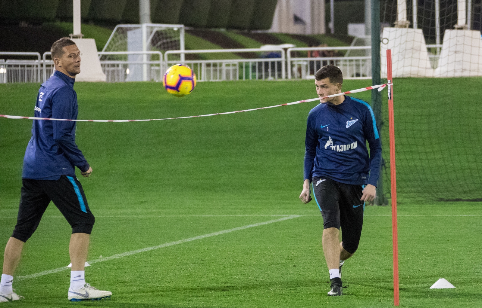 «Газпром»-тренировочные сборы в Катаре: 20 января, вечерняя тренировка