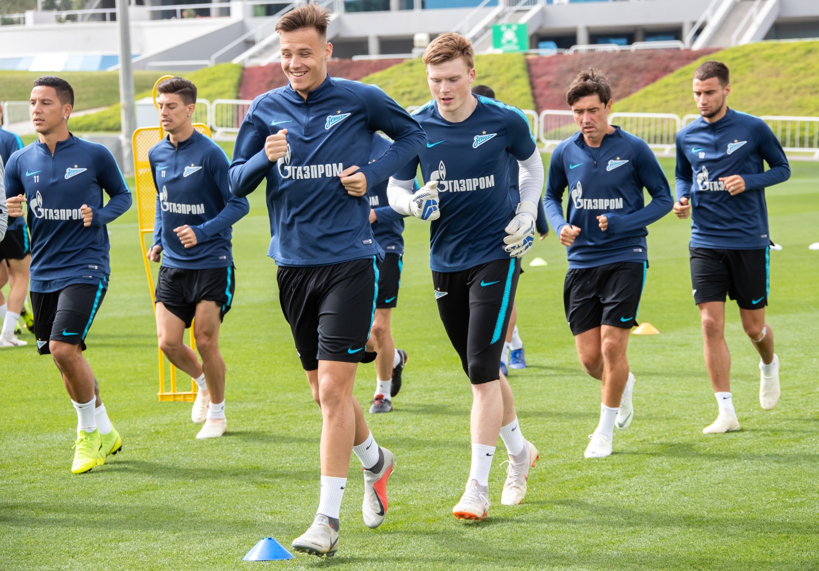 «Газпром»-тренировочные сборы в Катаре: 22 января, утренняя тренировка