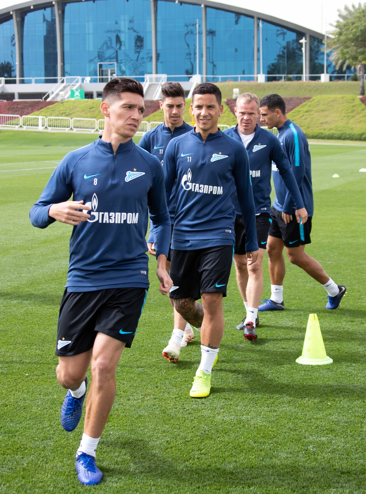 «Газпром»-тренировочные сборы в Катаре: 22 января, утренняя тренировка