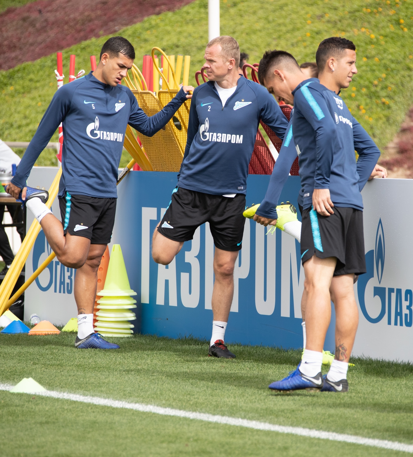 «Газпром»-тренировочные сборы в Катаре: 22 января, утренняя тренировка